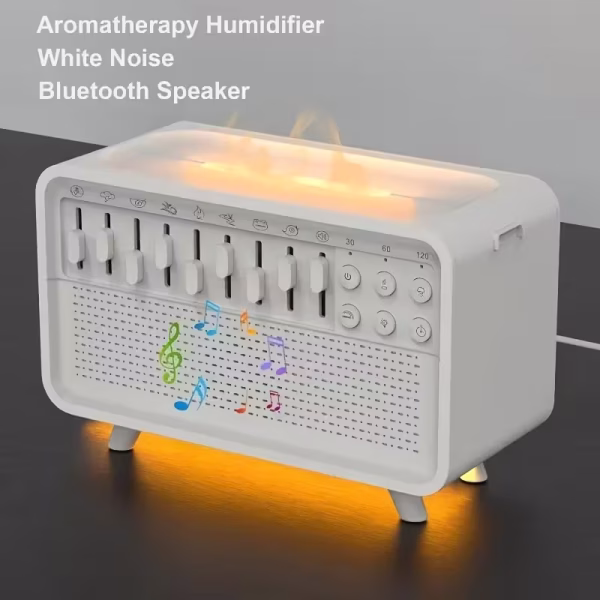 3-in-1 HIFI Wireless Speaker White Noise Humidifier Combo