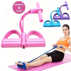 4-in-1 Resistance Bands - Full-Body Workout System