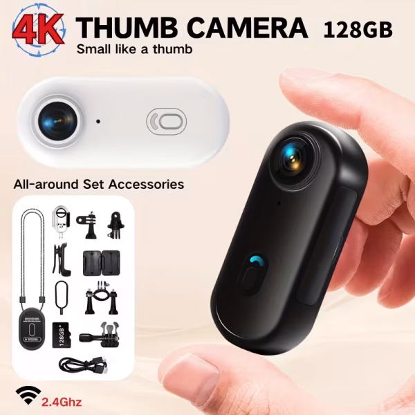 cbdd4d0a-64af-4459-a2fb-a1696b3d98c2 4K Thumb Action Portable Body Camera