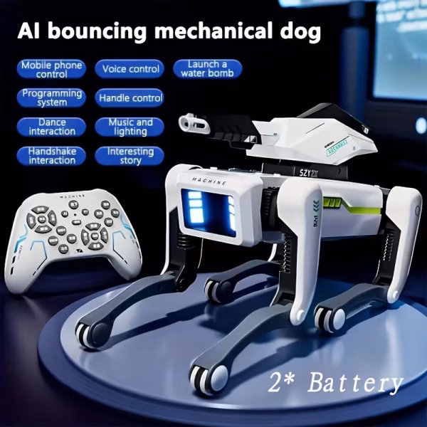 ddcd6db6-f3b8-437e-bc77-45c38cc71c09 Smart Robot Dog Toy with Voice Control &, / App Compatible