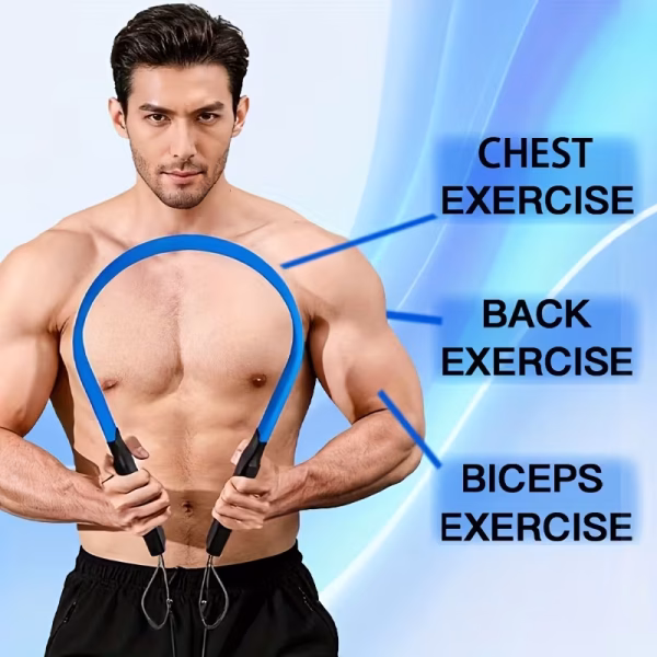 Spring-Loaded Arm Curl System for Home Gym