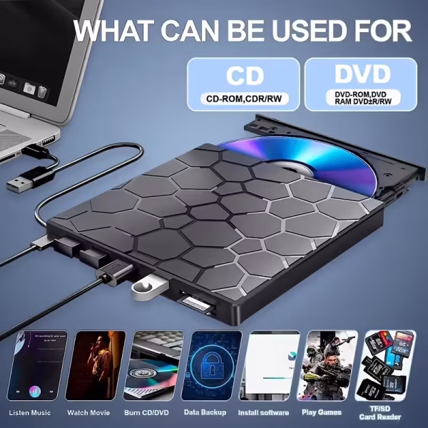 External CD/DVD Drive for Laptop