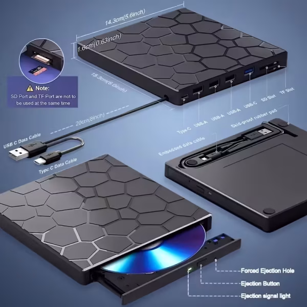 External CD/DVD Drive for Laptop