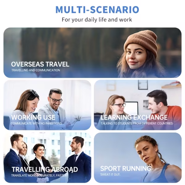 AI Real-time Translation Headset