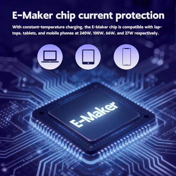 240W Dual Type-C Charging Port Braided