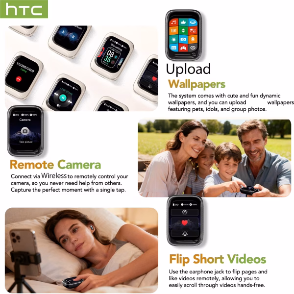 HTC NE48 Wireless Earbuds with Ai Translation