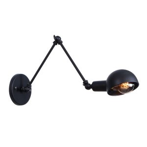 Minimalist Iron Wall Sconce with Long Arm