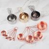 8-piece copper-plated measuring spoons